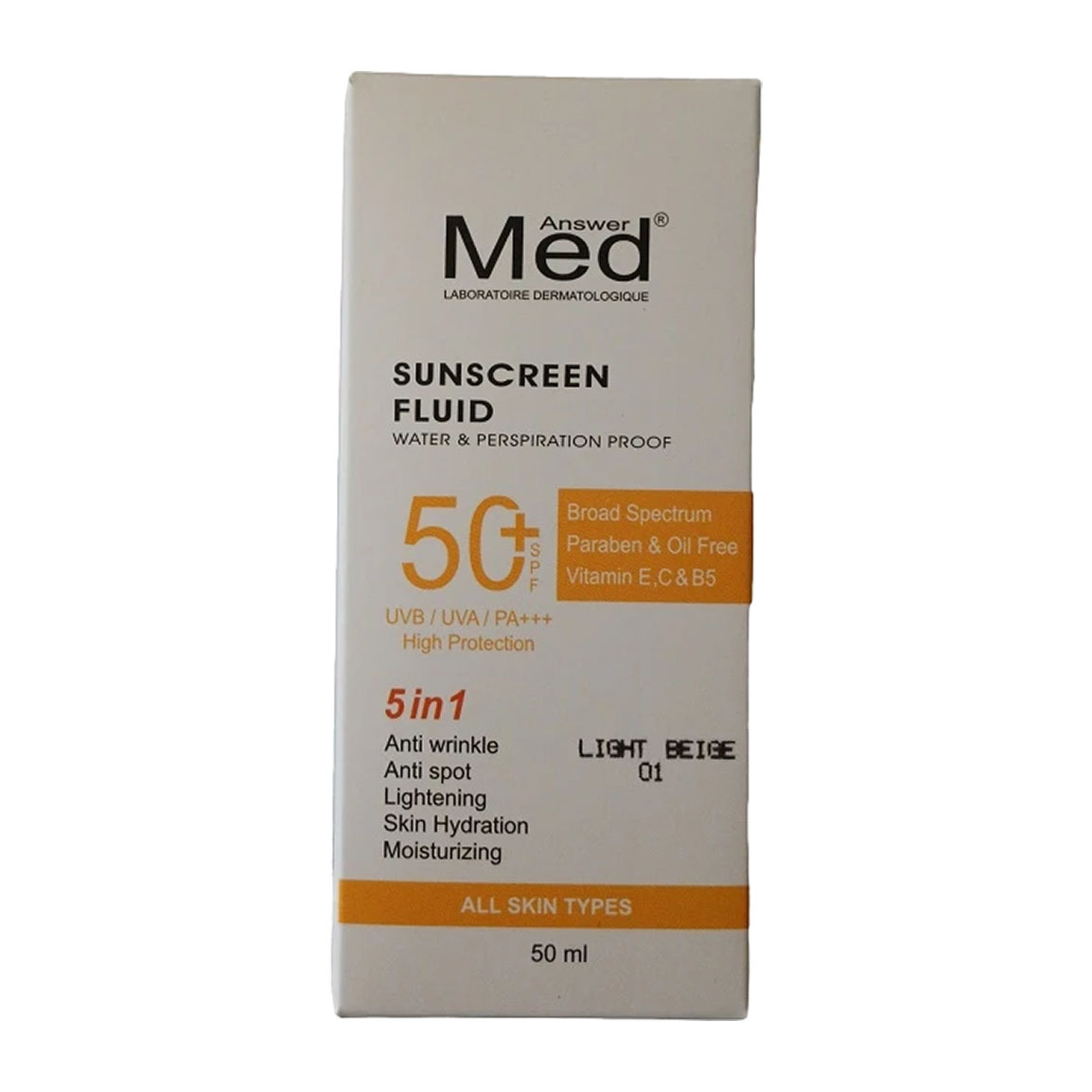 کرم ضد آفتاب مدانسر مدل Tinted با SPF50 برای انواع پوست ۵۰ میلی لیتر | عکس 2