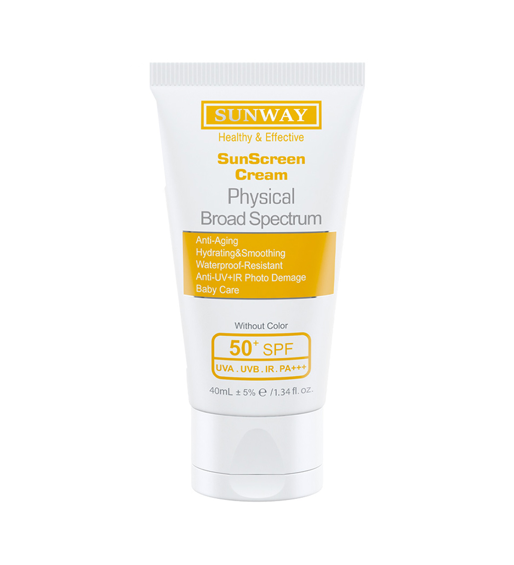 کرم ضد آفتاب سان وی مدل Natural با SPF 50 برای انواع پوست ۴۰ میلی لیتر