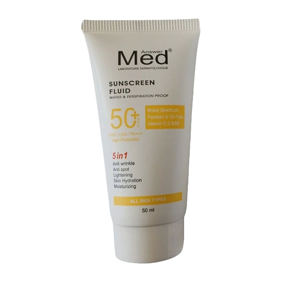 کرم ضد آفتاب مدانسر مدل Tinted با SPF50 برای انواع پوست ۵۰ میلی لیتر