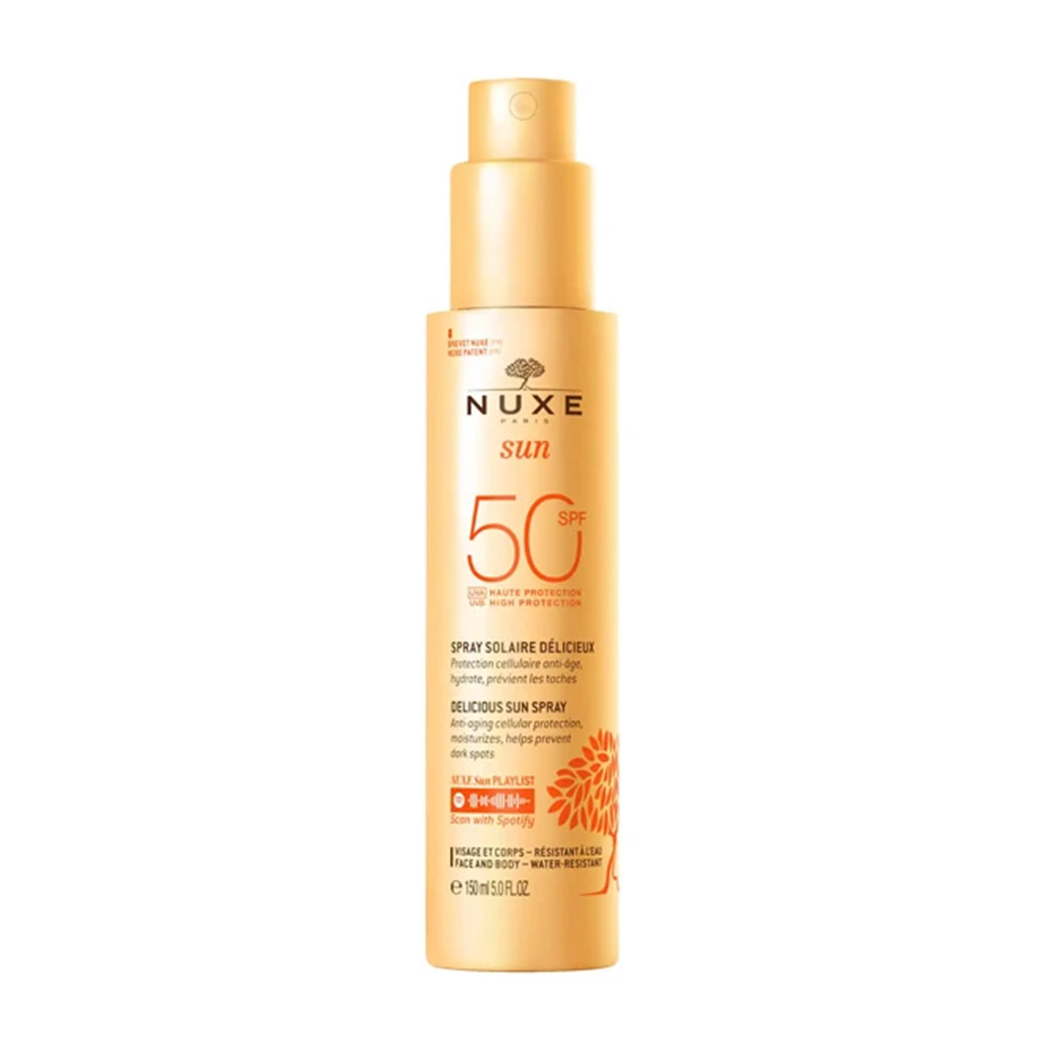 ضد آفتاب نوکس مدل Nuxe SPF50 برای انواع پوست ۱۵۰ میلی لیتر