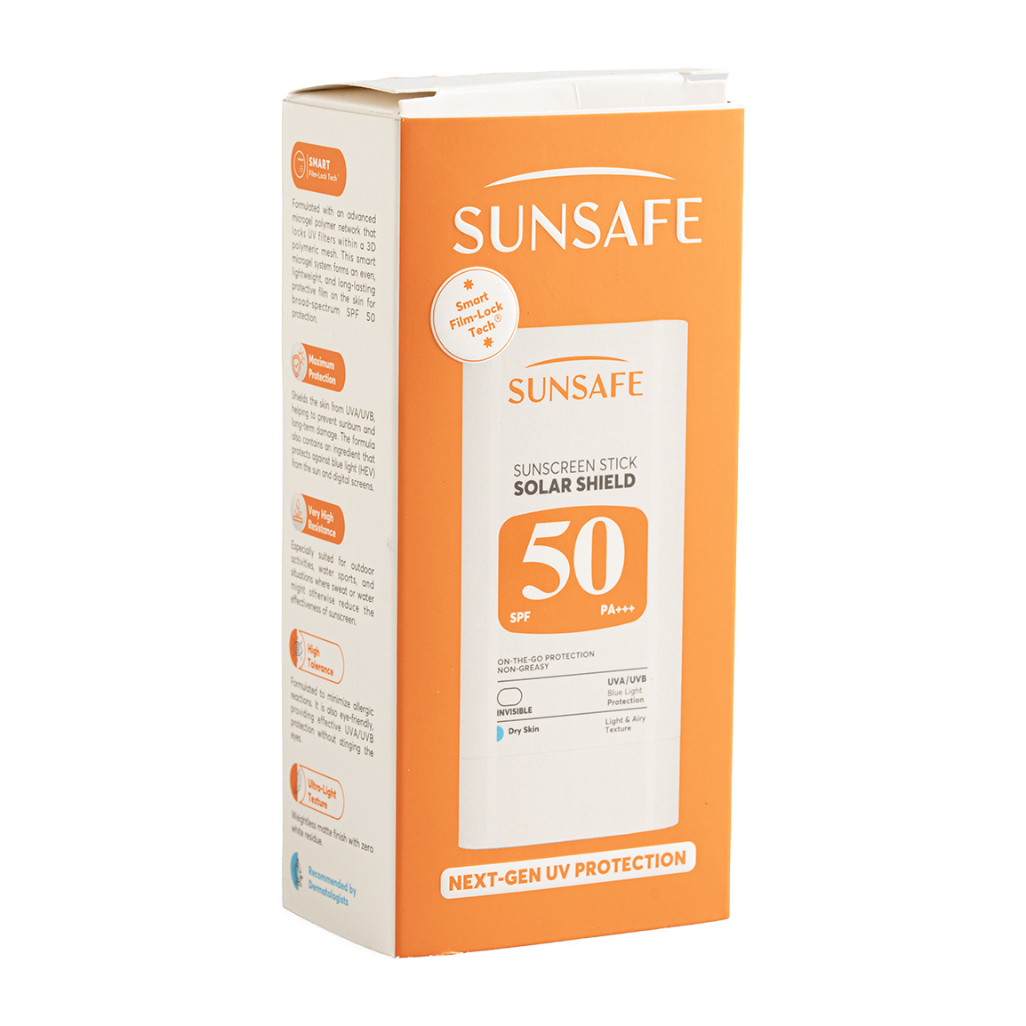 ضد آفتاب استیکی سان سیف مدل Solar Shield SPF 50 مناسب پوست خشک ۲۰ گرم | عکس 4