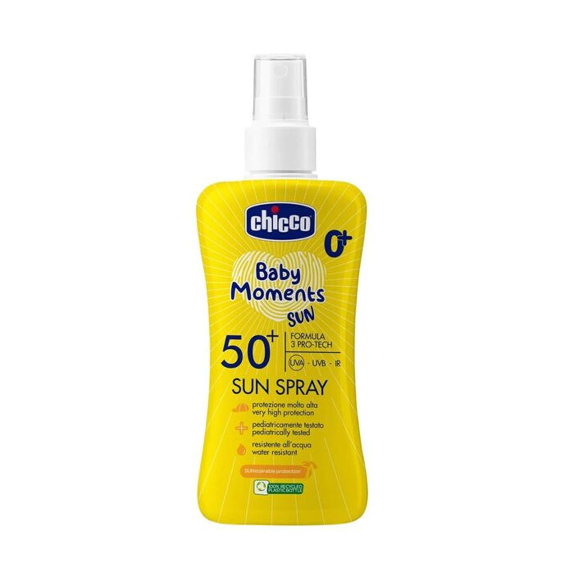 اسپری ضد آفتاب چيکو مدل Chicco با SPF 50 برای بدن ۱۵۰ میلی لیتر