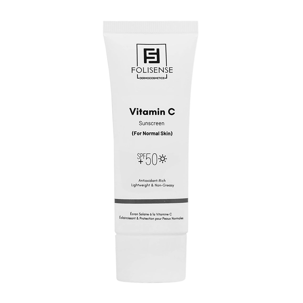کرم ضد آفتاب فولی سنس مدل Vitamin C SPF 50 مناسب پوست معمولی ۴۰ میلی لیتر