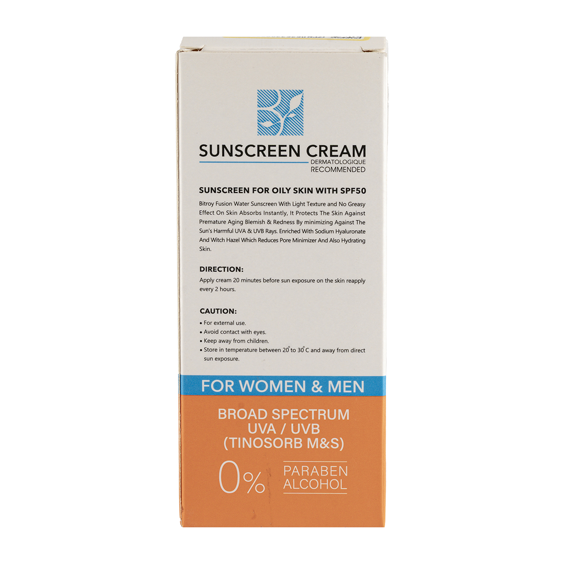 کرم ضد آفتاب بیتروی مدل فیوژن واتر SPF 50 مناسب پوست چرب ۵۰ میلی لیتر | عکس 5